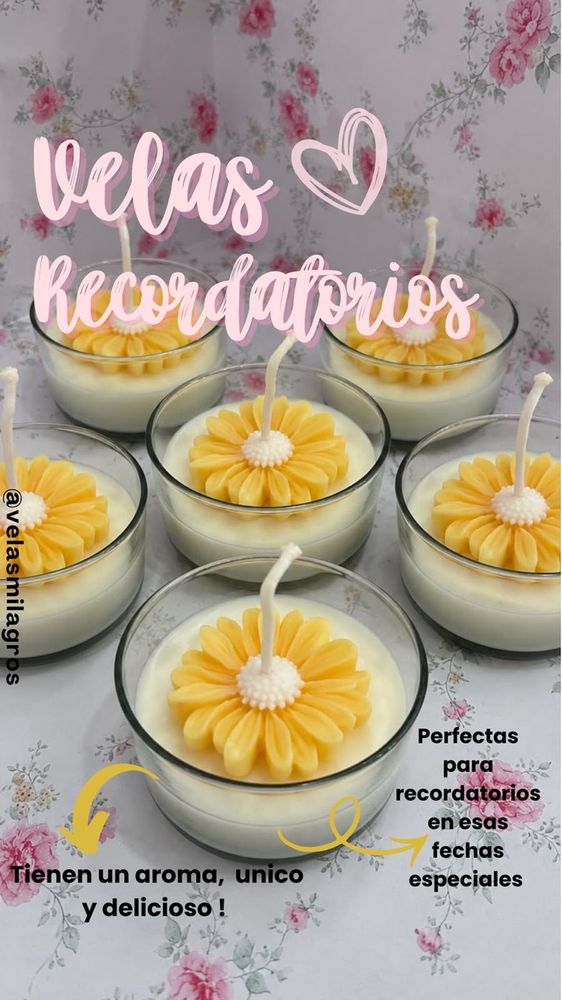 Velas florecita 🌼
