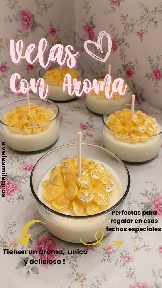Velas trío 🌺